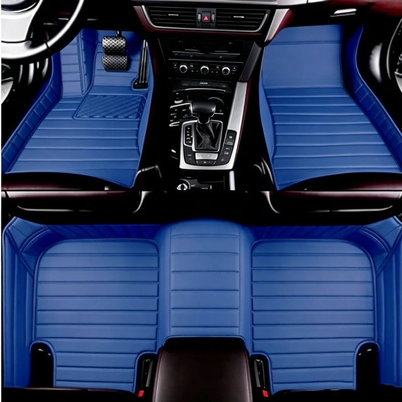 Tapis de Sol Renault Clio 5 2019-2026 Cuir Surpiqué Sur Mesure Jeu de 3 Pièces 33 Coloris