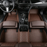 Tapis de Sol Peugeot 208 II P21 2019-2026 Sur Mesure Cuir Synthétique Matelassé 5 Places