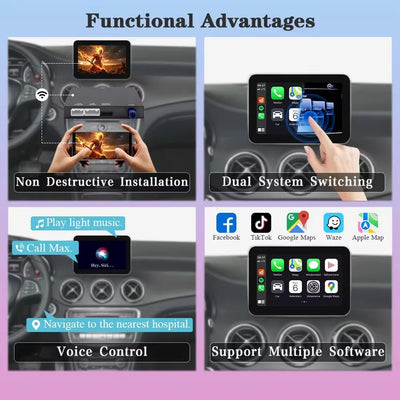 Autoradio CarPlay Sans Fil Mercedes Classe E W212