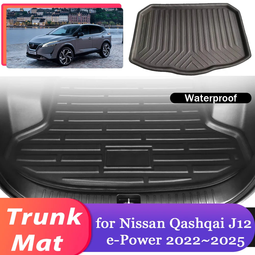 Tapis de Coffre Nissan Qashqai J12 2022-2024 Imperméable