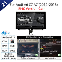 Autoradio Audi A6 A7 C7 CarPlay Android Auto 2012-2018 — vue d'ensemble