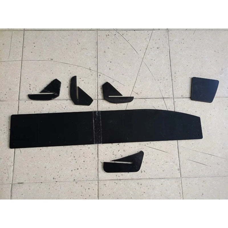 Diffuseur Arrière Seat Leon MK3 : Kit Ailettes et Extensions Latérales Noir