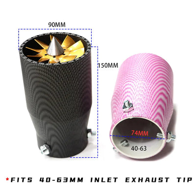 Embout d'Échappement Universel Turbo BMW Mercedes Audi