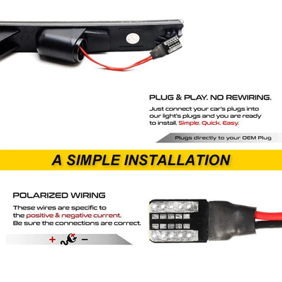 Feu de Position Latéral LED Ford Mustang GT Shelby 2010-2014