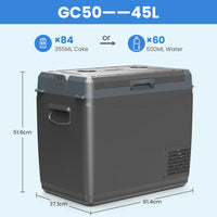 Réfrigérateur de Voiture Alpicool GC 29 L 37 L 45 L Congélateur Portable Glacière à Compresseur