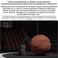 Gonfleur de Pneus Électrique Portable Xiaomi Compresseur d'Air 2 avec Écran Numérique et 6 Modes
