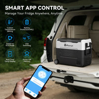Glacière Réfrigérateur Portable Voiture Congélateur 21 à 55 L Compresseur 12V 24V Bluetooth