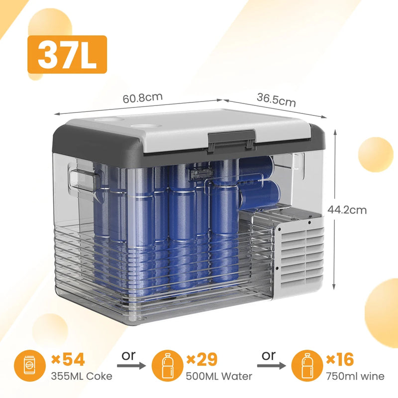 Réfrigérateur de Voiture Portable Alpicool CL 28 L 37 L 45 L Compresseur 12/24 V Frigo Congélateur