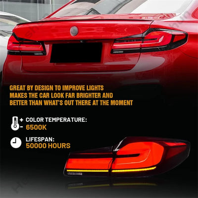 Feux Arrière LED BMW Série 5 G30 M5 F90 2018-2022 DRL