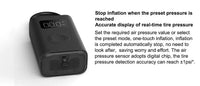 Gonfleur de Pneus Électrique Portable Xiaomi Compresseur d'Air 2 avec Écran Numérique et 6 Modes