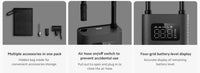 Gonfleur de Pneus Électrique Portable Xiaomi Compresseur d'Air 2 avec Écran Numérique et 6 Modes