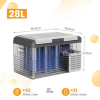 Réfrigérateur de Voiture Portable Alpicool CL 28 L 37 L 45 L Compresseur 12/24 V Frigo Congélateur