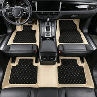 Tapis de Sol Renault Clio 5 2019-2026 Cuir Surpiqué Sur Mesure Jeu de 3 Pièces 33 Coloris