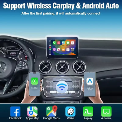 Autoradio CarPlay Sans Fil Mercedes GLK Classe E