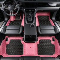 Tapis de Sol Renault Clio 5 2019-2026 Cuir Surpiqué Sur Mesure Jeu de 3 Pièces 33 Coloris