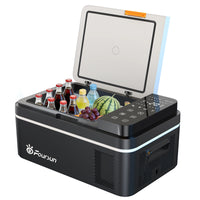 Glacière Réfrigérateur Portable Voiture Congélateur 21 à 55 L Compresseur 12V 24V Bluetooth