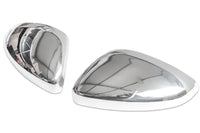 Coque de Rétroviseur Opel Corsa F 2019+ Chromée en Acier Inoxydable 304, Paire à Coller