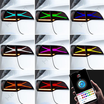 Feux Arrière LED RGB Tesla Model 3 Model Y 2017-2023