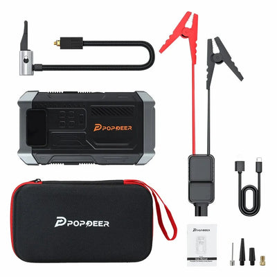 Booster de Batterie POPDEER 5000A avec Compresseur d'Air