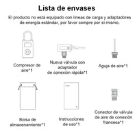 Gonfleur de Pneus Électrique Portable Xiaomi Compresseur d'Air 2 avec Écran Numérique et 6 Modes