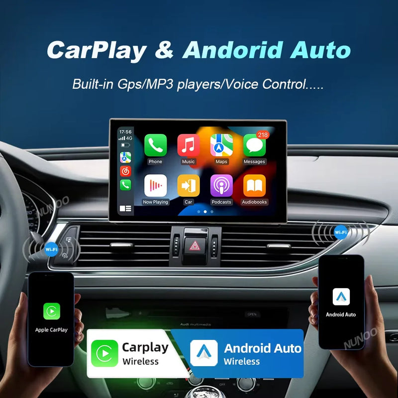 Autoradio Audi A6 A7 C7 CarPlay Android Auto 2012-2018 — détail de finition