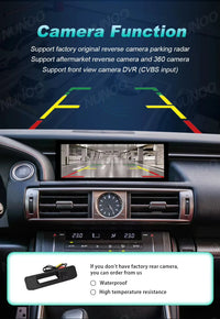 Autoradio Sans Fil CarPlay Android Auto Lexus IS 2013-2017 Écran 10,25 Pouces GPS 4G DSP