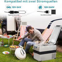 Glacière Électrique Voiture 18 à 50 L Compresseur 12V 24V 230V Application -20 °C