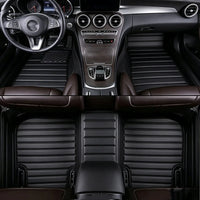 Tapis de Sol Renault Clio 5 2019-2026 Cuir Surpiqué Sur Mesure Jeu de 3 Pièces 33 Coloris