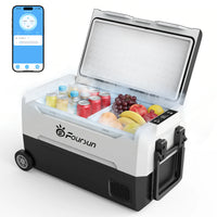 Glacière Réfrigérateur Portable Voiture Congélateur 21 à 55 L Compresseur 12V 24V Bluetooth