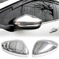 Coque de Rétroviseur Opel Corsa F 2019+ Chromée en Acier Inoxydable 304, Paire à Coller
