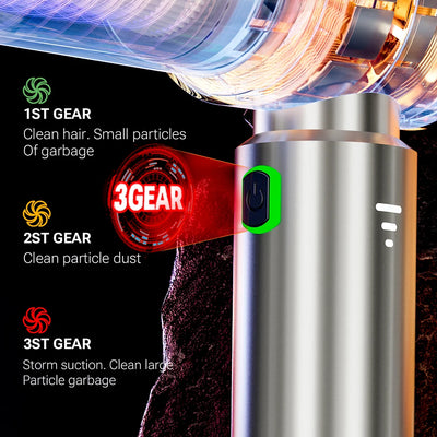 Aspirateur de Voiture SZUK Max Sans Fil Chromé