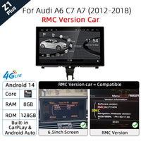 Autoradio Audi A6 A7 C7 CarPlay Android Auto 2012-2018 — vue de trois quarts