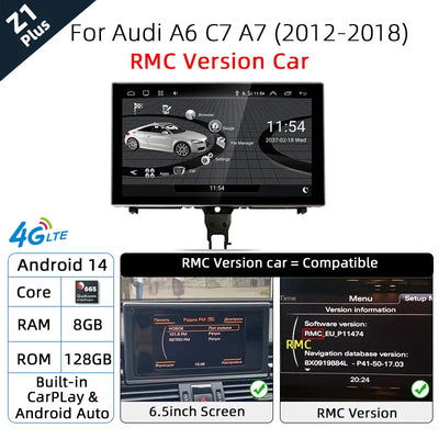 Autoradio Audi A6 A7 C7 CarPlay Android Auto 2012-2018