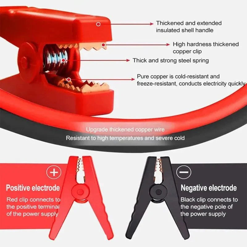 Booster de Batterie Voiture EAFC 600A 2000A Démarreur Portable 12V