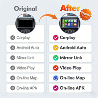 Boîtier CarPlay Sans Fil Android Auto Mini Cooper R55 R56 R57 R58 R60 R61 F54 F55 F56 Clubman Countryman