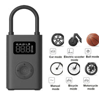 Gonfleur de Pneus Électrique Portable Xiaomi Compresseur d'Air 2 avec Écran Numérique et 6 Modes