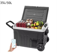 Glacière Électrique Voiture 18 à 50 L Compresseur 12V 24V 230V Application -20 °C