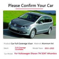 Sun Visor Volkswagen Sharan MK2 7N 2011-2022