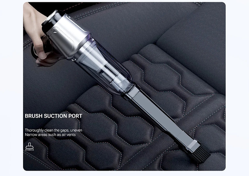 Aspirateur de Voiture SZUK Sans Fil Pro 15000 Pa ou Basic 6000 Pa Souffle et Gonfle USB-C