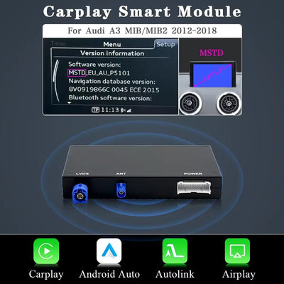 Décodeur Autoradio CarPlay Audi A3 A4 A5 Q7