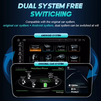 Autoradio Android 14 Audi A6 C6 Q7 2005-2015 CarPlay
