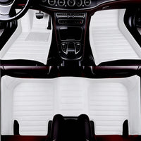 Tapis de Sol Renault Clio 5 2019-2026 Cuir Surpiqué Sur Mesure Jeu de 3 Pièces 33 Coloris