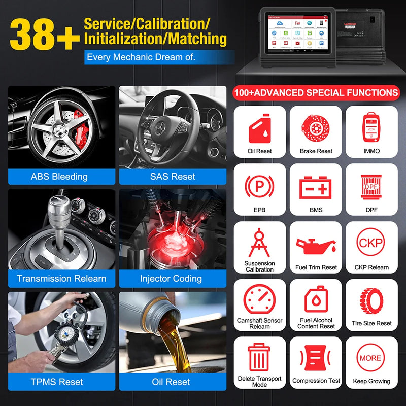 Valise Diagnostic Launch X431 PRO V5.0 Elite Tablette 8 Pouces