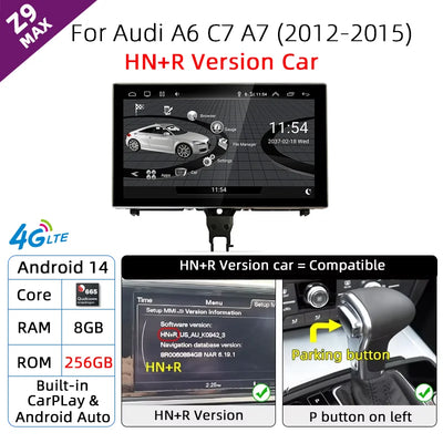 Autoradio Audi A6 A7 C7 CarPlay Android Auto 2012-2018