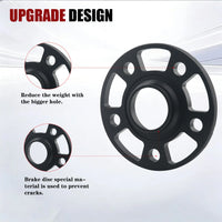 Wheel Spacers Audi 5x112 57.1 mm Center Bore 12 to 20 mm