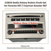 Bouton de Commande Multimédia Porsche 997 987 Cayman Boxster CDR24 — gros plan