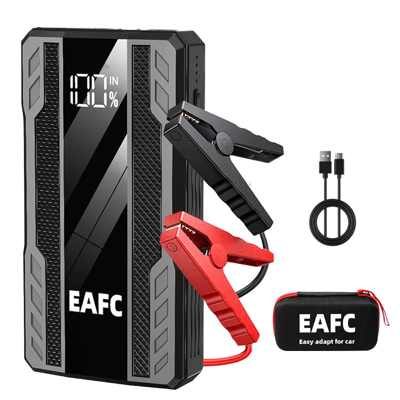 Booster de Batterie Voiture EAFC 600A 2000A Démarreur Portable 12V
