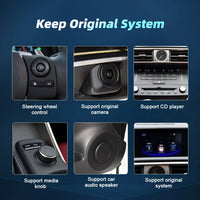 Autoradio Sans Fil CarPlay Android Auto Lexus IS 2013-2017 Écran 10,25 Pouces GPS 4G DSP