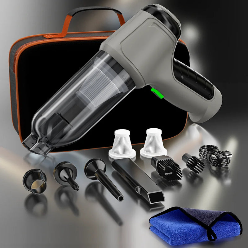 Aspirateur de Voiture SZUK Sans Fil Pro 15000 Pa ou Basic 6000 Pa Souffle et Gonfle USB-C