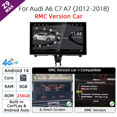 Autoradio Audi A6 A7 C7 CarPlay Android Auto 2012-2018